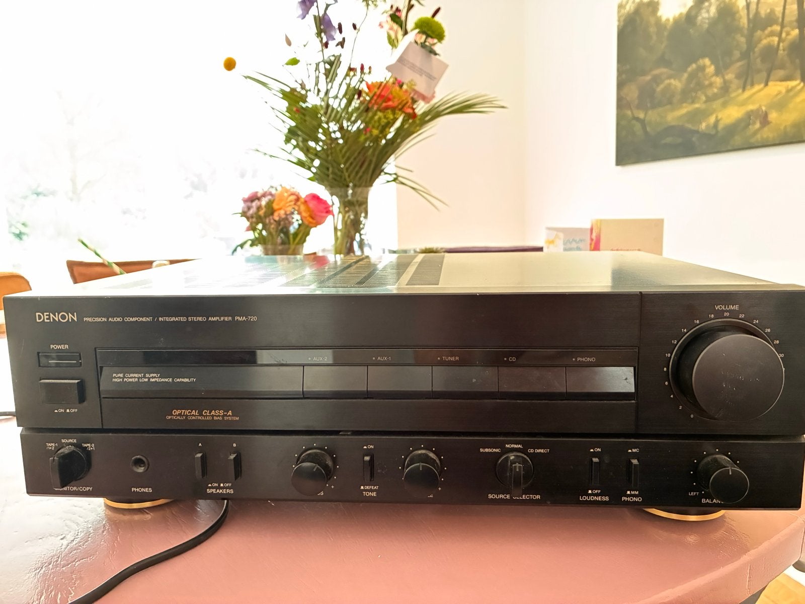 Denon PMA-720 Stereo Versterker, Ophalen, Gebruikt, Denon, 60 tot 120 watt