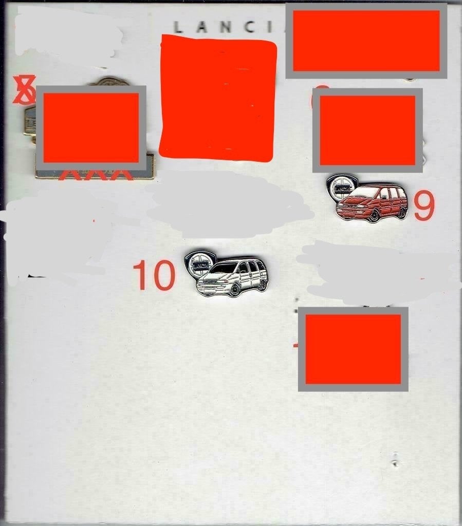 Diverse pins van Lancia, Ophalen of Verzenden, Nieuw, Transport, Speldje of Pin