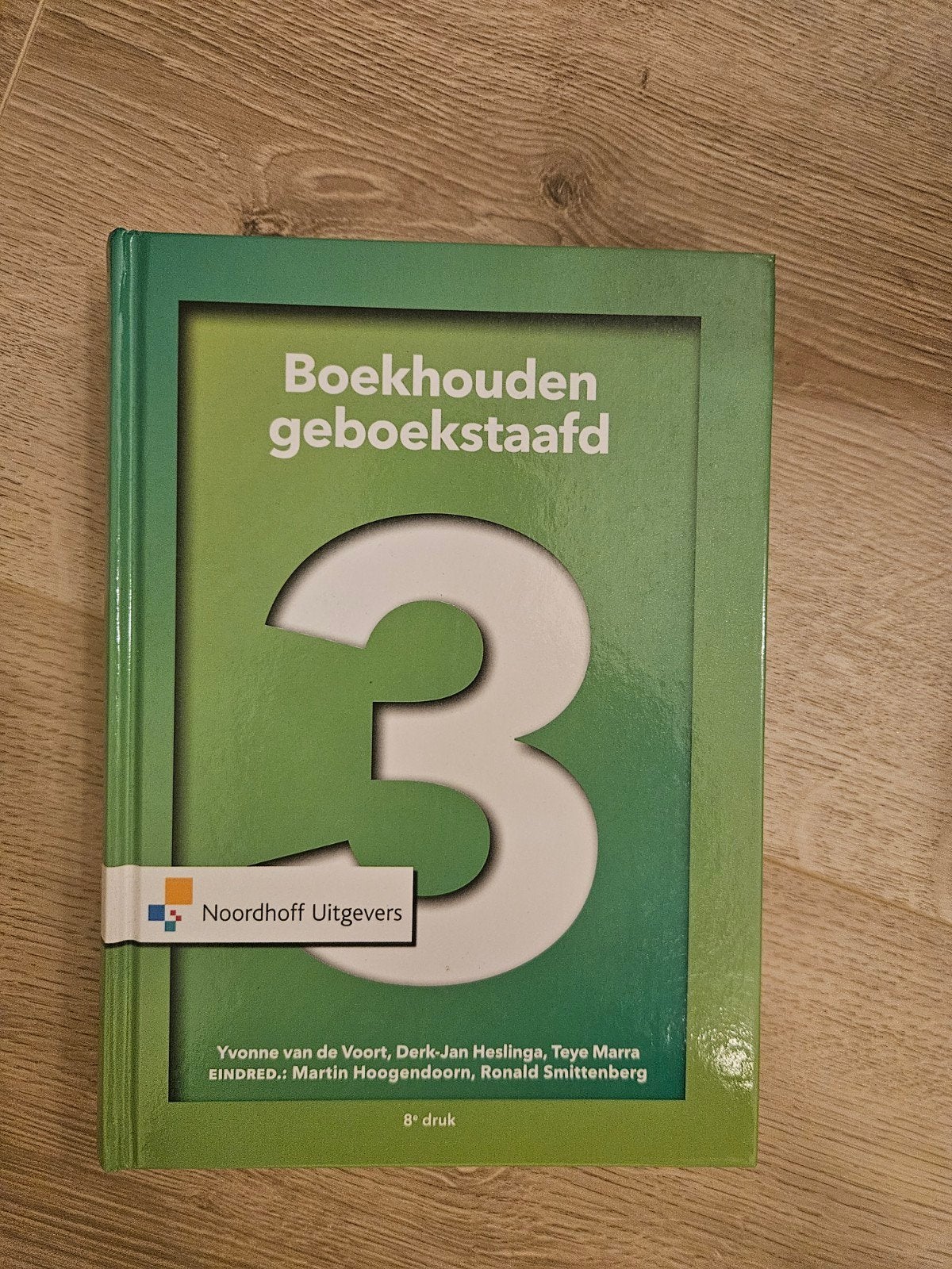 Boekhouden Geboekstaafd 3 8e druk, Ophalen of Verzenden, Zo goed als nieuw, MBO, Yvonne van de Voort, Derk-Jan Heslinga, Teye Marra