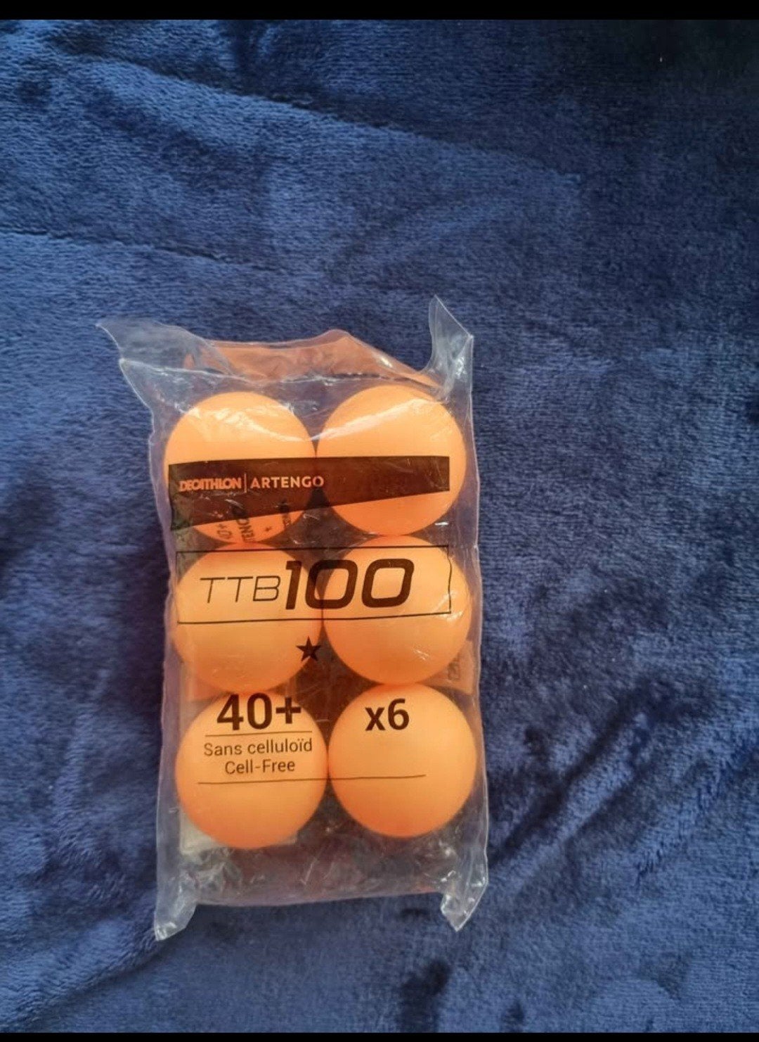 Decathlon Artengo TTB100 Tafeltennisballen (6 stuks), Sport en Fitness, Tafeltennis, Ophalen of Verzenden, Net, Batje(s) of Balletje(s)