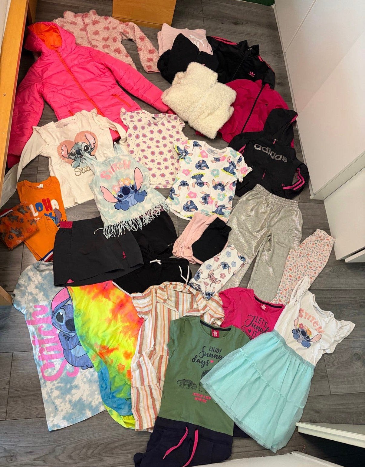 Grote partij meisjes kinderkleding maat 134+ zie fotos, Ophalen of Verzenden, Gebruikt, Meisje, Overige typen