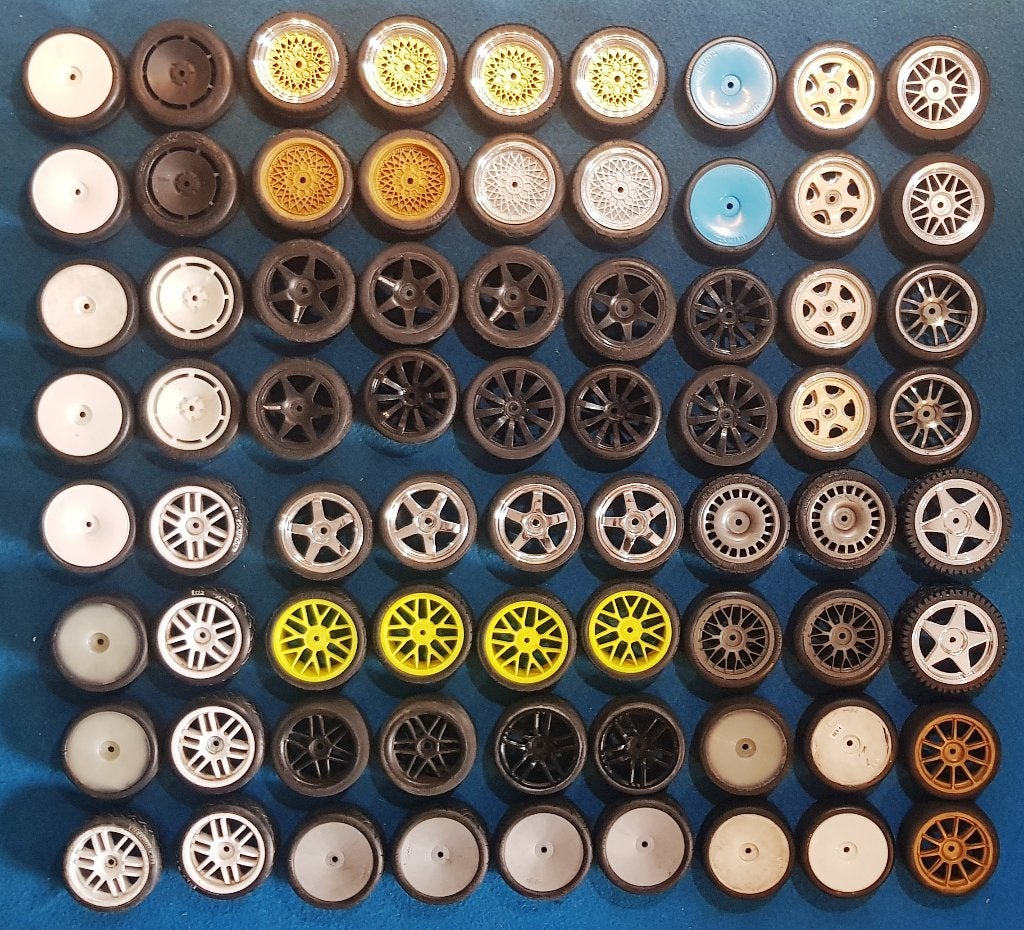 Lot van 1/10 Touring car nieuwe/gebruikte banden/velgen, Hobby en Vrije tijd, Elektro, Gebruikt, Verzenden, Schaal 1:10