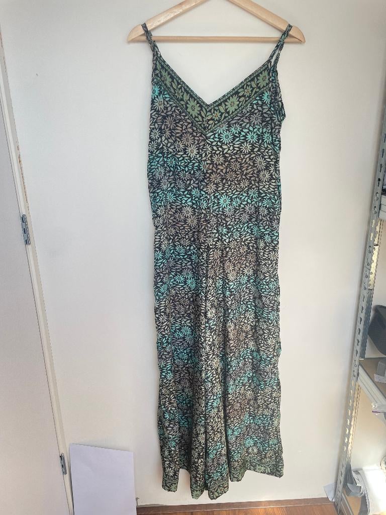 Piti Cuiti jumpsuit maat M/L tribel boho print groen goud, Maat 38/40 (M), PURE LOVE, S.L., Poligono Sagastikoetxe, L 34, 48630 Górliz, Spanje.