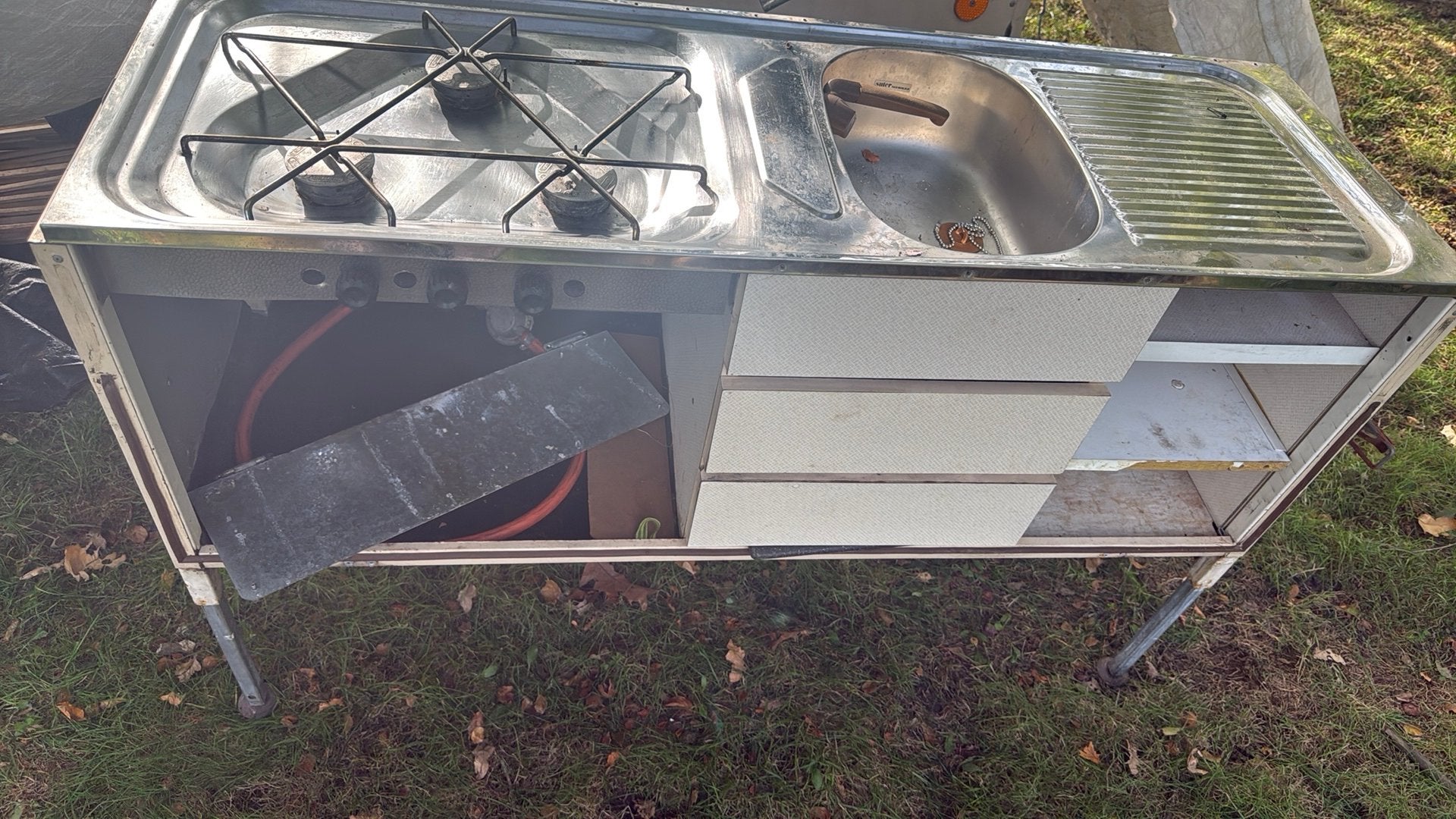 Berm keukentje, Caravans en Kamperen, Ophalen, Gebruikt