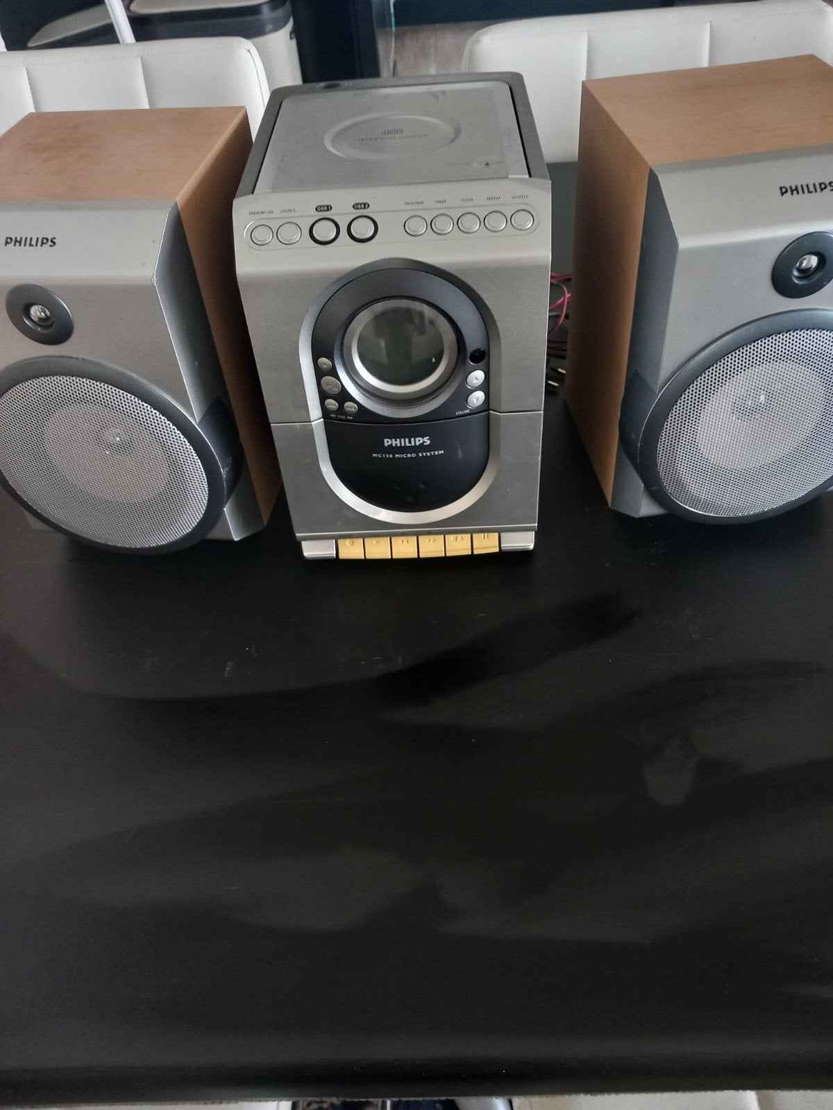 PHILIPS STEREO SET MET SPEAKERS, Ophalen, Gebruikt, Speakers, Philips