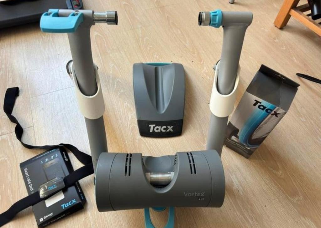 Tacx T2180 Vortex Smart fietstrainer met hartslagband, Fietsen en Brommers, Ophalen, Gebruikt