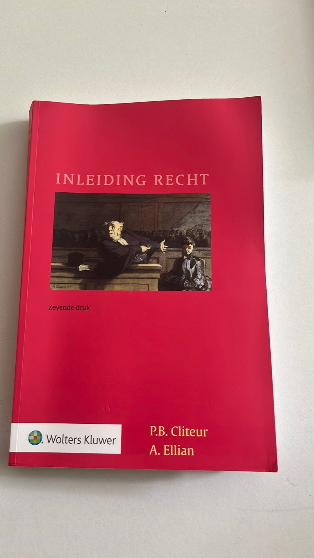 Inleiding Recht, Boeken, Ophalen of Verzenden, Zo goed als nieuw, P.B. Cliteur; A. Ellian
