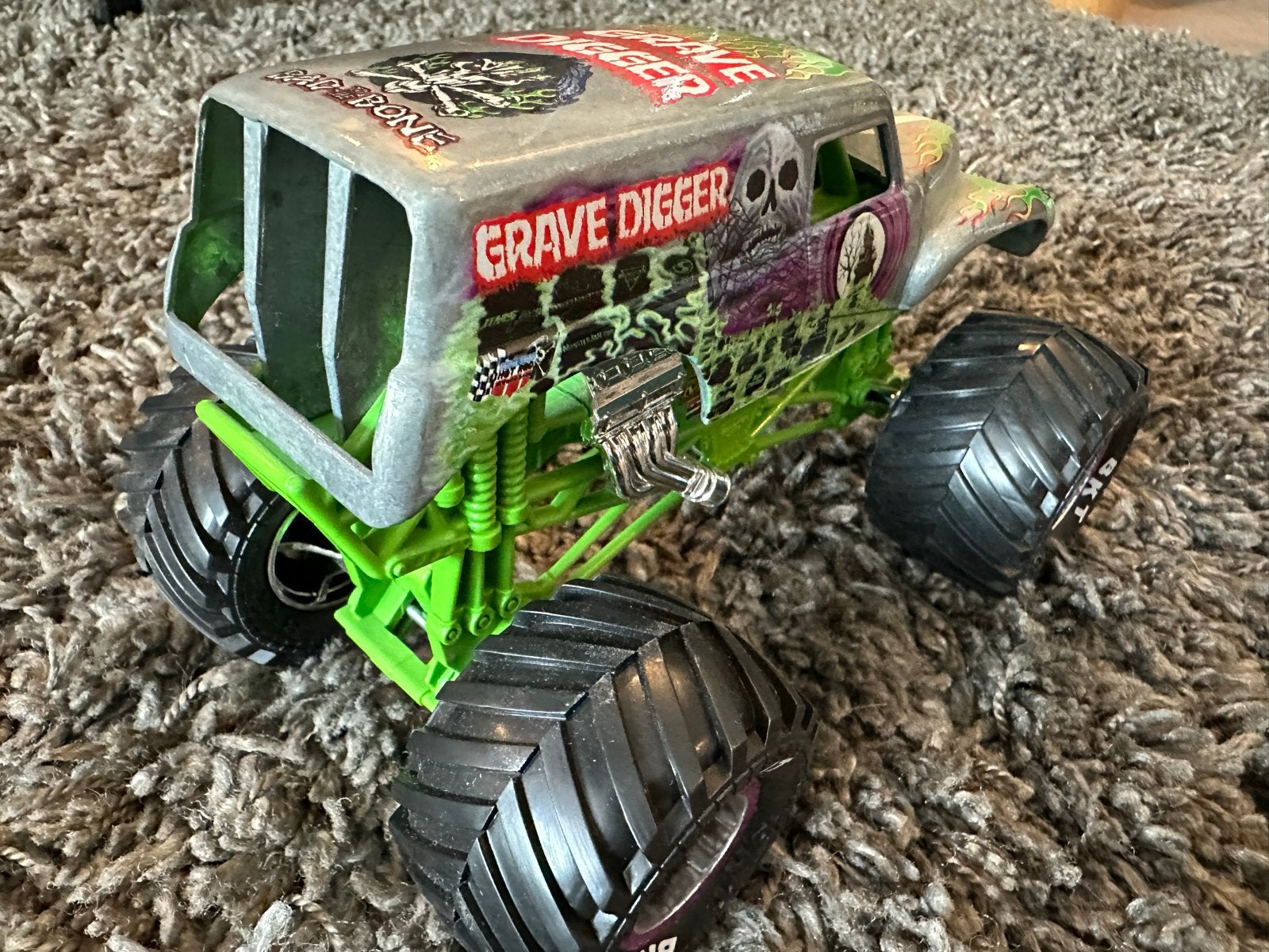 Grave Digger Monster Truck Speelgoedauto, Kinderen en Baby's, Speelgoed | Speelgoedvoertuigen, Verzenden, Gebruikt