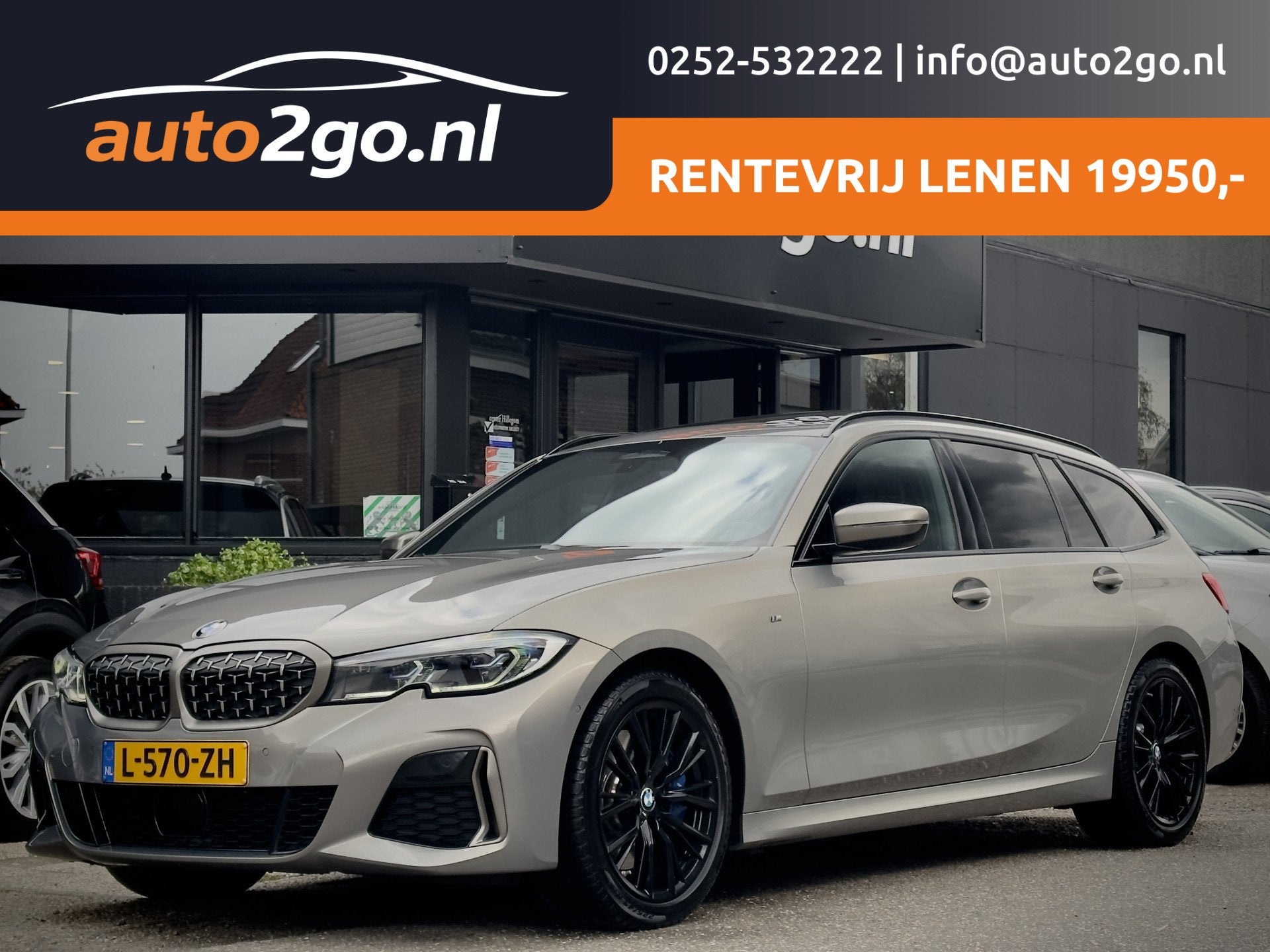 BMW 3 Serie Touring M340i ZOMERACTIE!BETAAL NU 50% 19950 DE, 1780 kg, Stationwagon, Vierwielaandrijving, 2998 cc