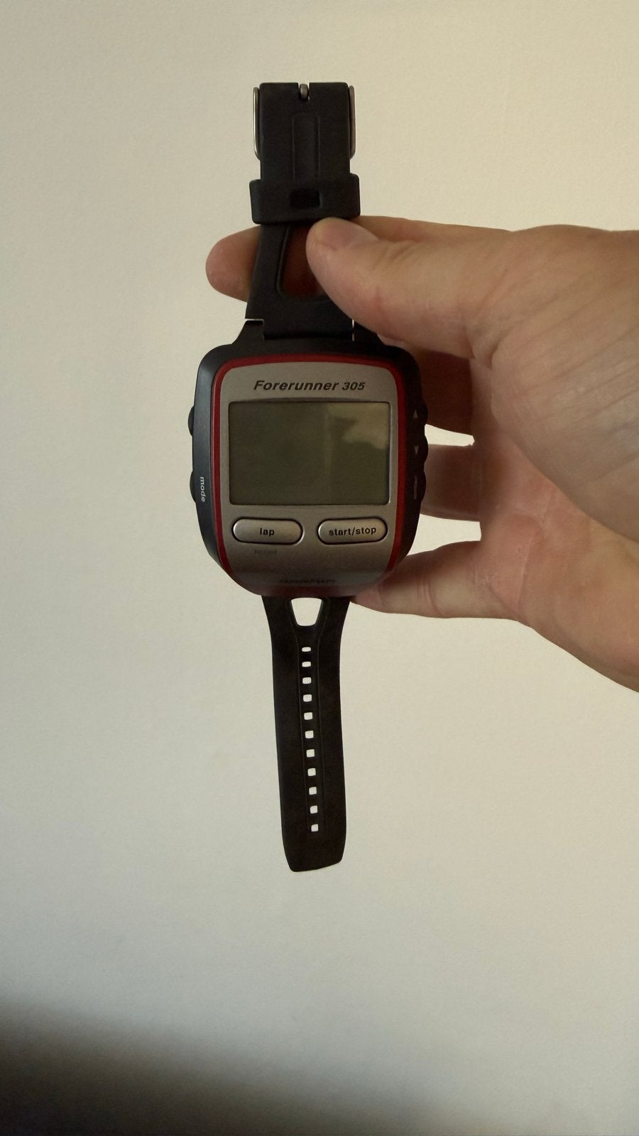 Garmin Forerunner 305 GPS sporthorloge, Ophalen, Zwart, Android, Afstand