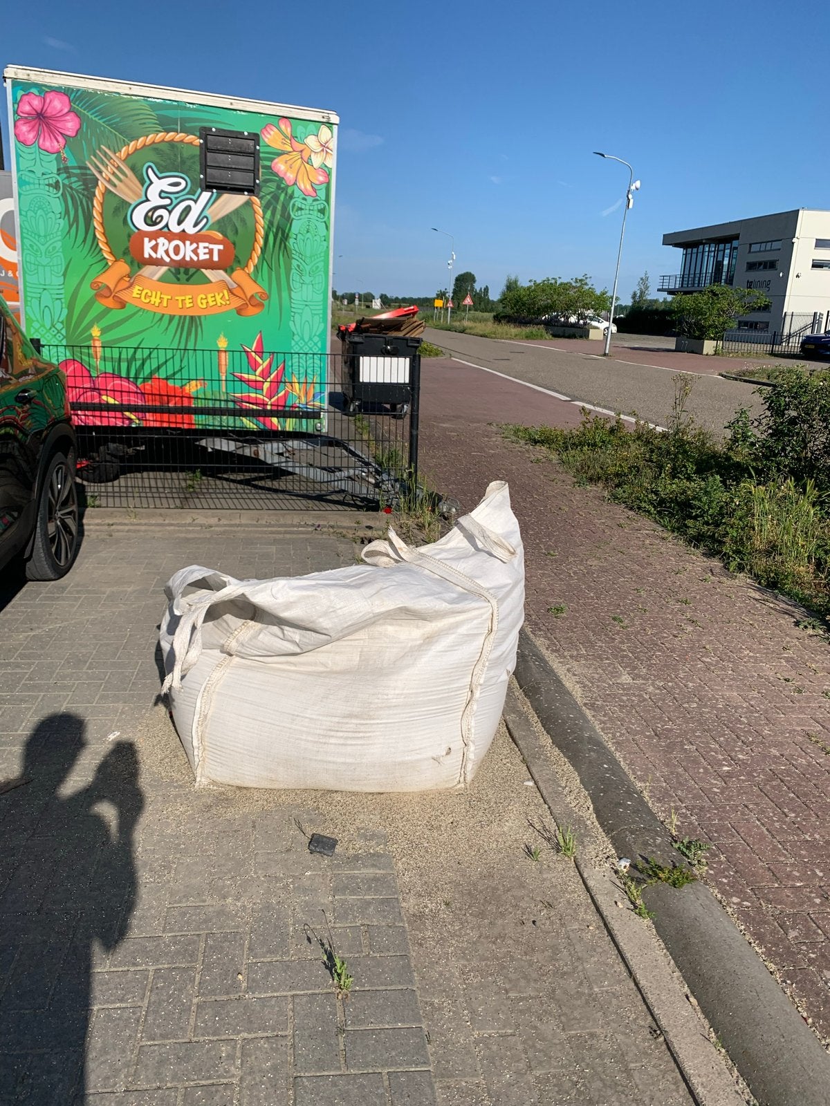 Voeg zand, breker zand, grof zand, Ophalen, Gebruikt, Voegzand