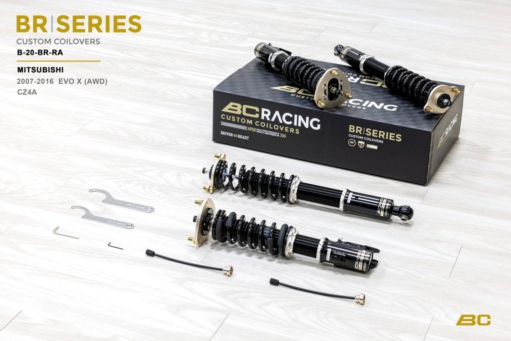 BC Racing BR serie schroefset - Mitsubishi Evolution X 08-16, Ophalen of Verzenden