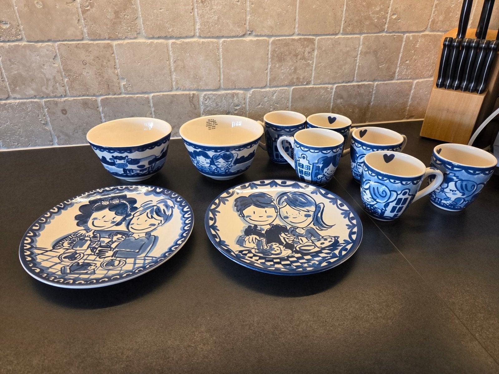Blond Amsterdam Delfts Blauw Servies - Ongebruikt - ophalen, Ophalen, Nieuw, Aardewerk, Bord(en)