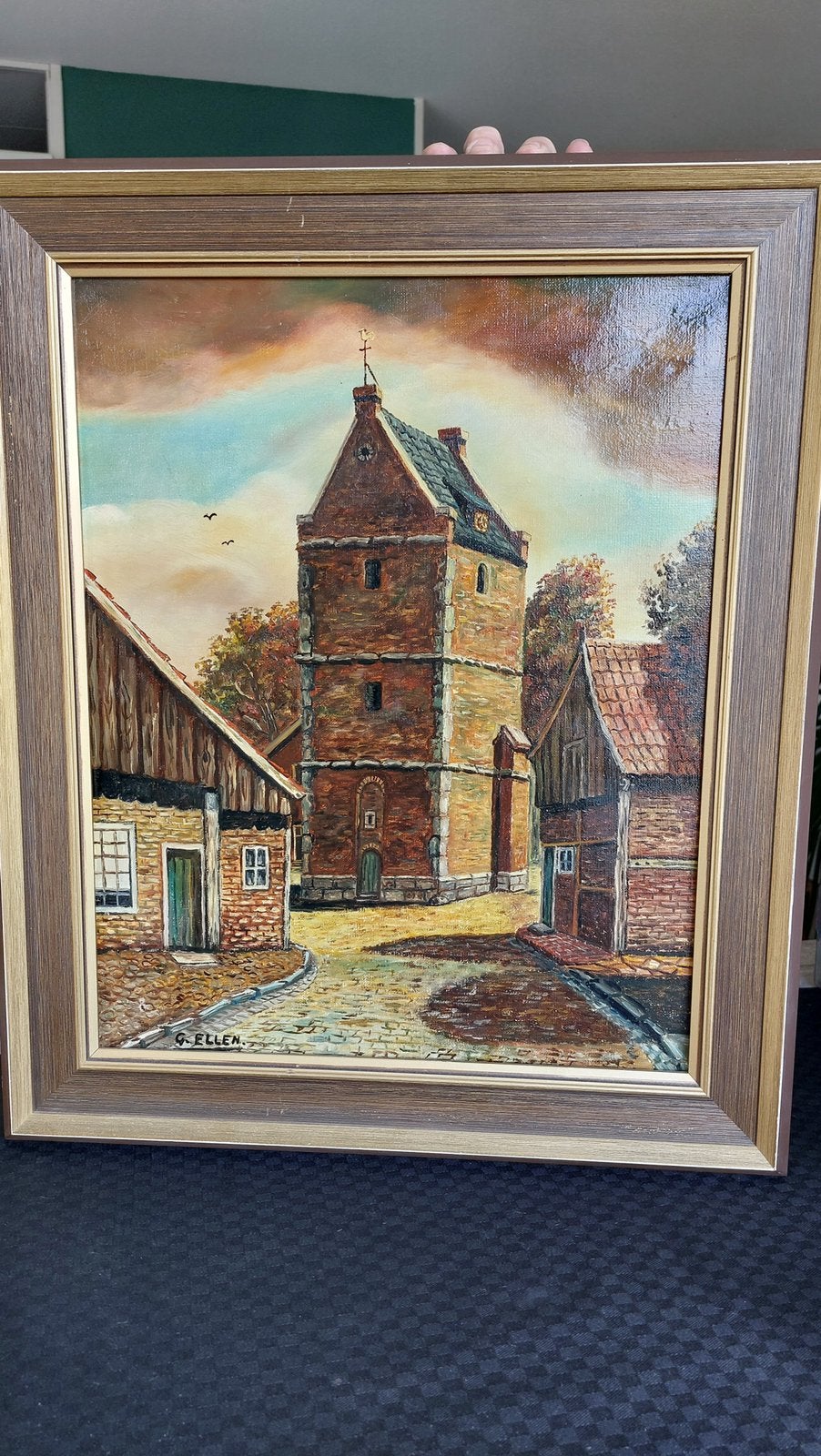 Schilderij toren van Losser, Ophalen
