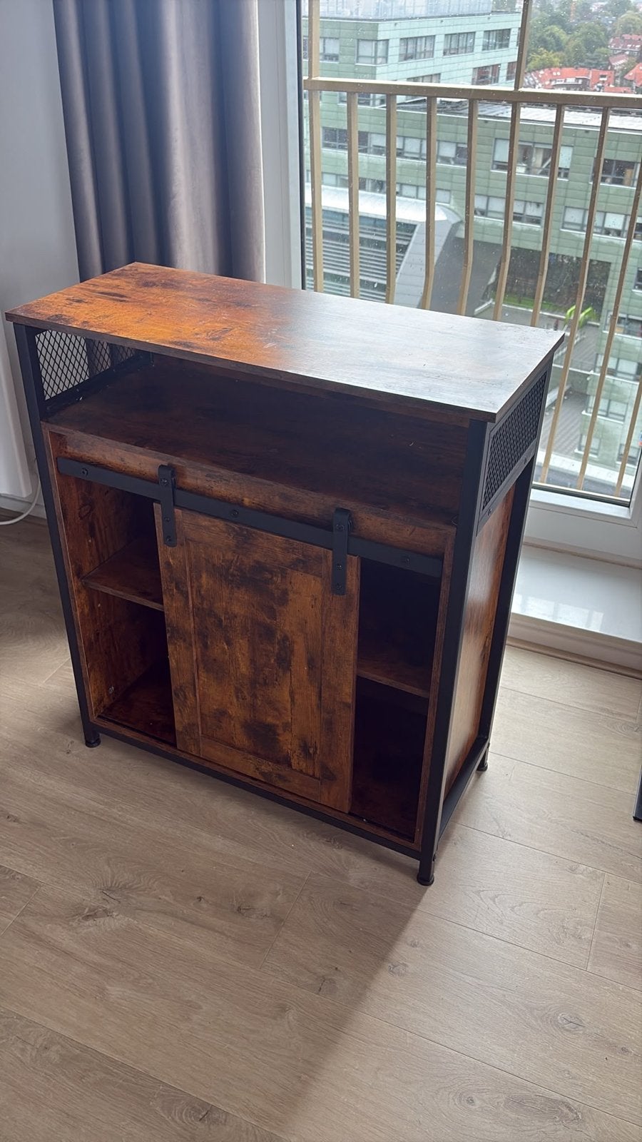 Rustiek Kastje met Schuifdeur - 70x30x80 cm, Ophalen, Zo goed als nieuw