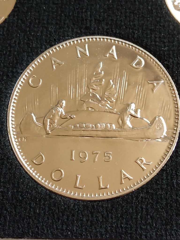 Canada 1 dollar 1975., Ophalen of Verzenden, Noord-Amerika, Losse munt
