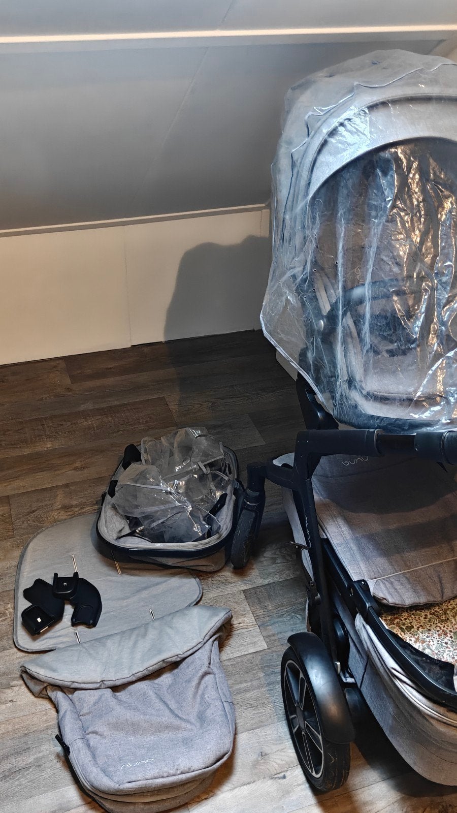 Nuna Demi Grow Duowagen met reiswieg en zitje, Ophalen