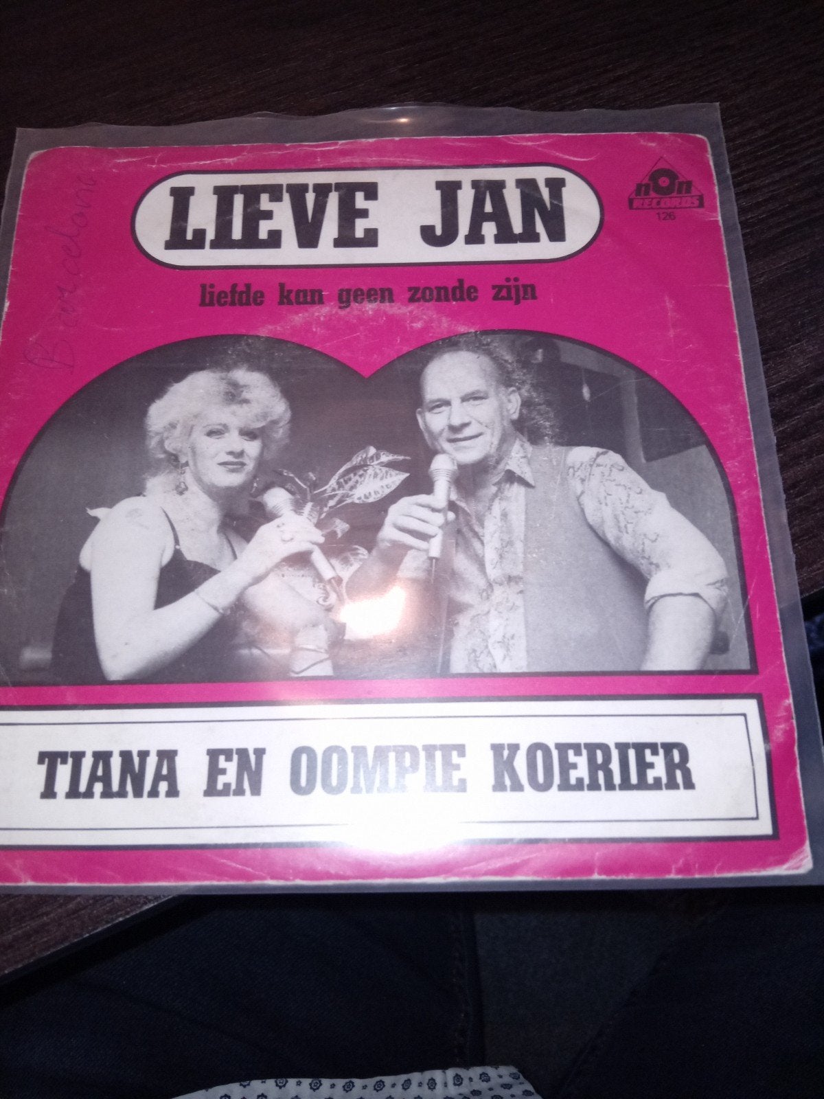 Zeldzame piratentopper: Tiana en Oompie Koerier - Lieve Jan, Gebruikt, Originele persing, 7 inch, Ophalen of Verzenden