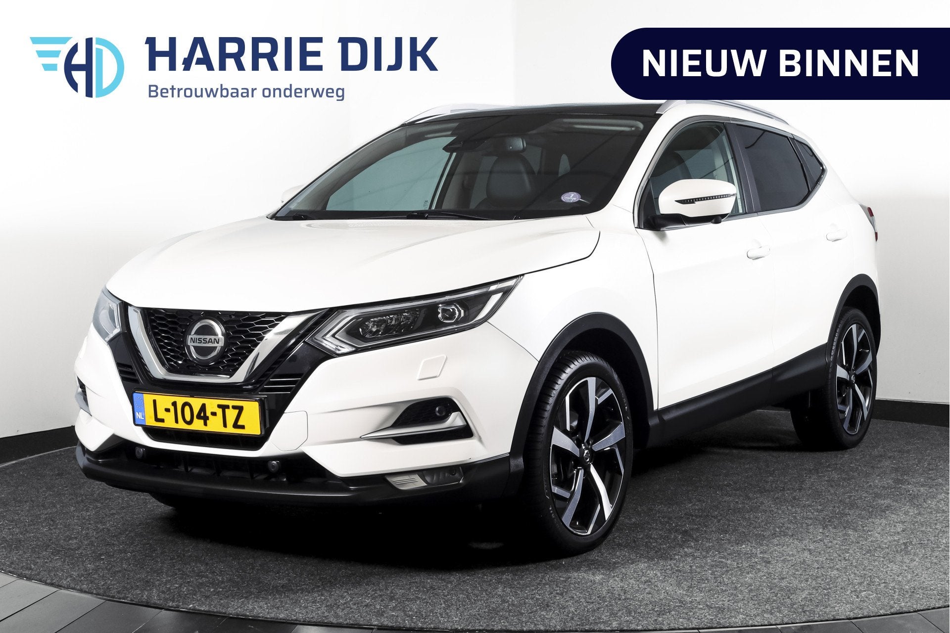 Nissan QASHQAI 1.3 DIG-T 158 PK Premium Edition - Automaat |, Auto's, Gebruikt, Euro 6, Wit, Leder