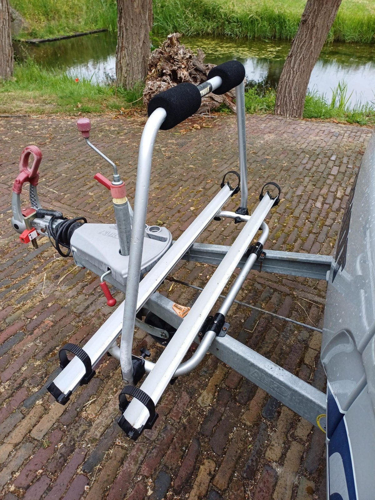 fietsendrager voor dissel Carvan, Ophalen, Zo goed als nieuw