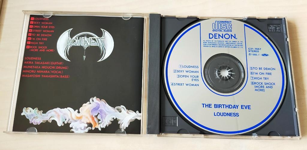 Loudness - The Birthday Eve CD 1985 Japan, Ophalen of Verzenden, Gebruikt