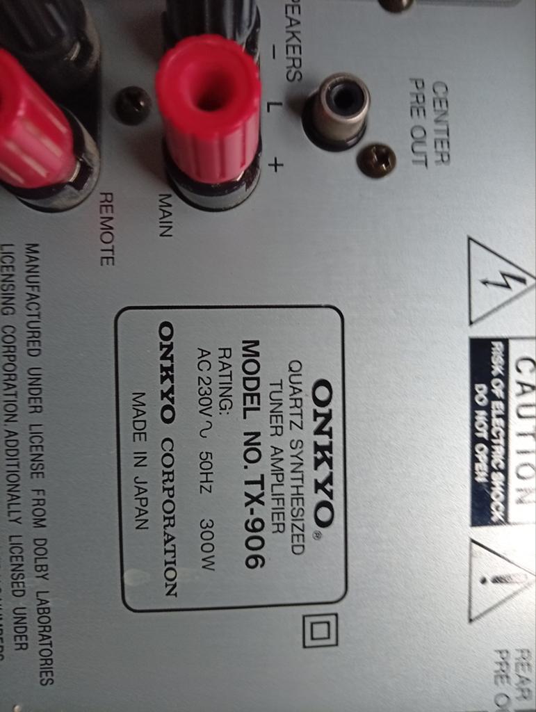 Onkyo tx-906 versterker, Ophalen, Nieuw