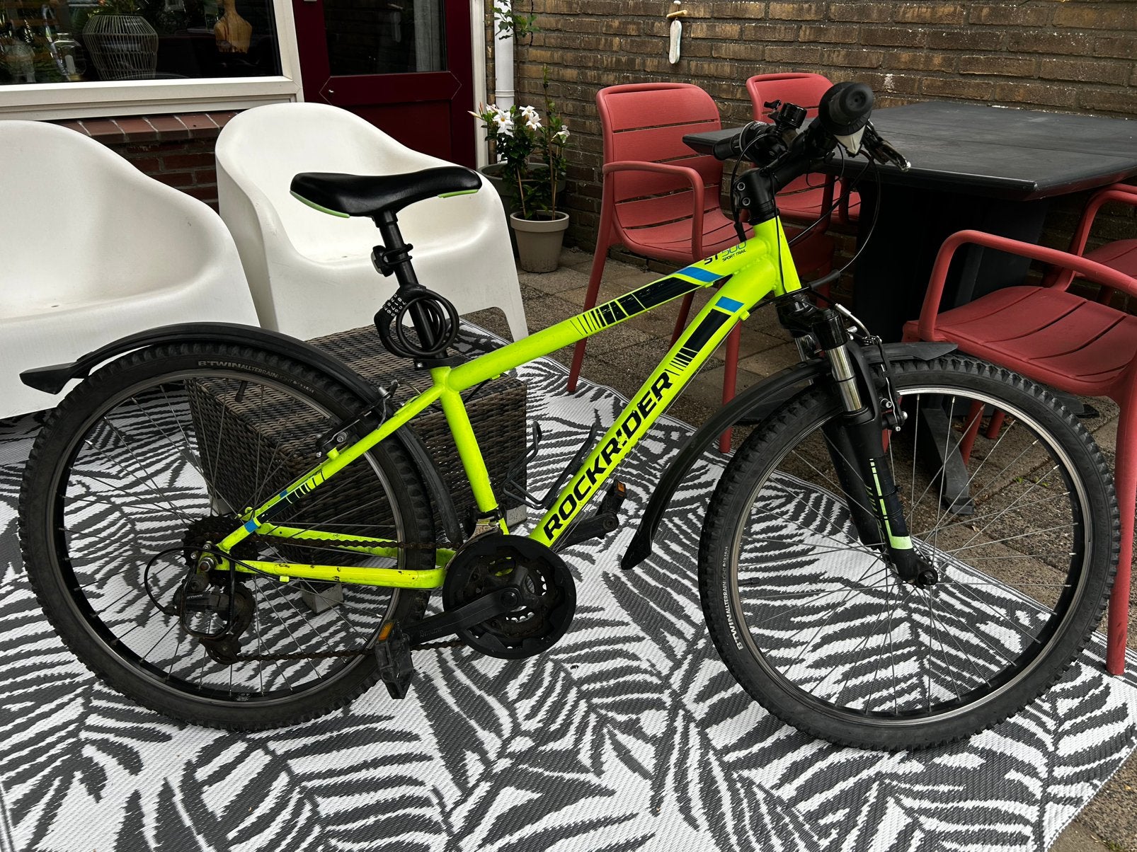 Rockrider 24 inch, Ophalen, Velgrem, Versnellingen, Gebruikt