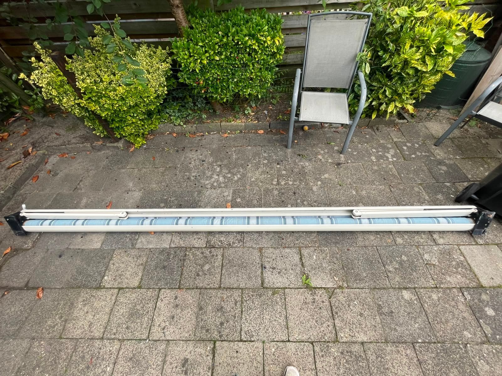 Harol zonnescherm 3 meter 82 breed goede staat-werkt perfect, Tuin en Terras, Zonneschermen, 150 tot 300 cm, Ophalen of Verzenden