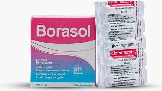 Borasol Antiseptisch Poeder & Clotrimazol Ovules, Ophalen of Verzenden, Nieuw, Overige typen