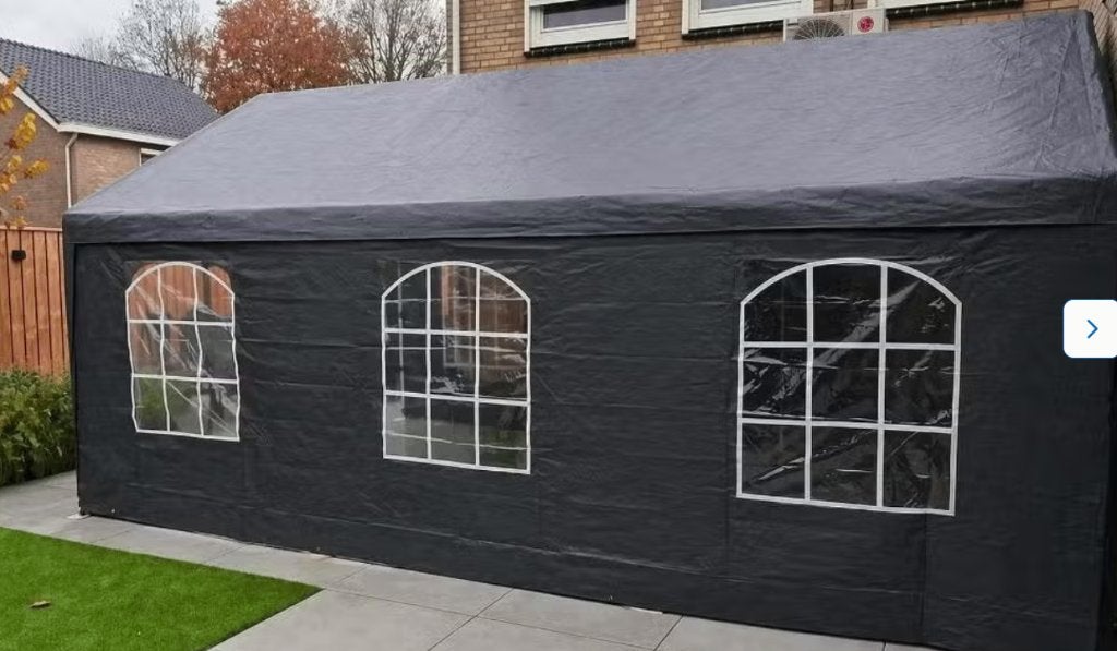 Partytent per dag te huur (4x6 meter), Opvouwbaar, Partytent, Zo goed als nieuw, 4 tot 6 meter
