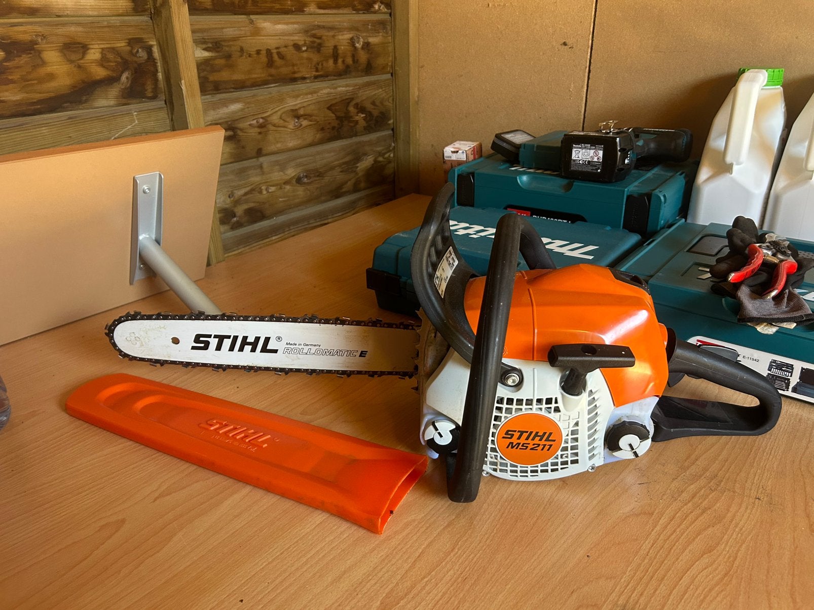 Stihl MS211/C, Doe-het-zelf en Verbouw, Gereedschap | Zaagmachines, Ophalen, 70 mm of meer, Kettingzaag, Zo goed als nieuw