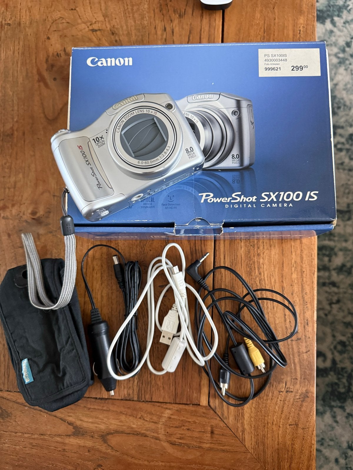 Canon PowerShot SX100 IS Digitale Camera met 8.0 MP, Ingebouwde flitser, Gebruikt, Canon, Ophalen of Verzenden