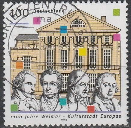Duitsland 1999 - 01, Postzegels en Munten, Verzenden, BRD, Gestempeld