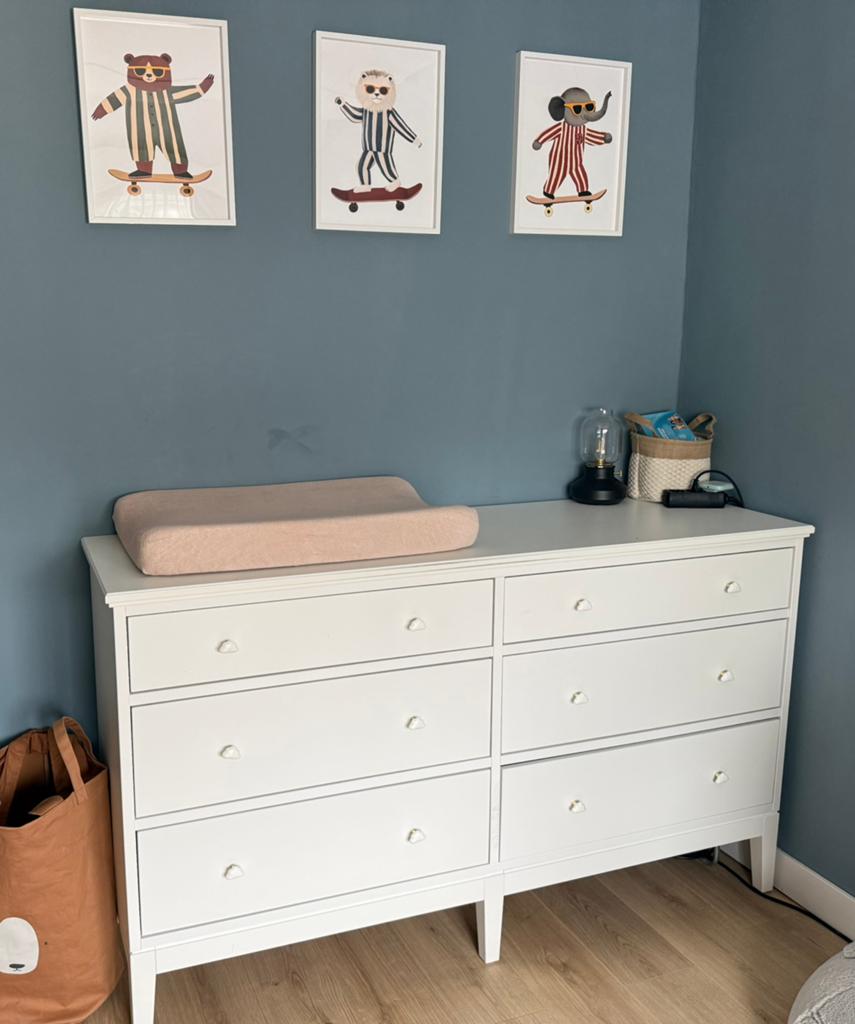 Ikea IDANÄS ladekast commode met 6 lades babykamer, 50 tot 70 cm, Ophalen of Verzenden, 100 cm of meer, Zo goed als nieuw