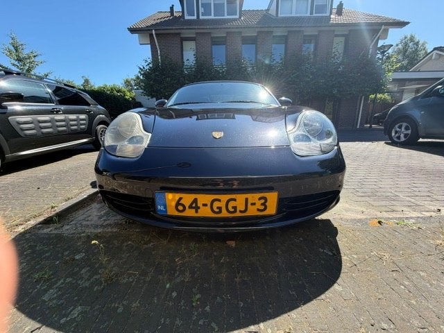 Porsche 2.7 Boxster 2003 Zwart, Auto's, Porsche, Particulier, Boxster, Benzine, Cabriolet, Handgeschakeld, Geïmporteerd, Zwart