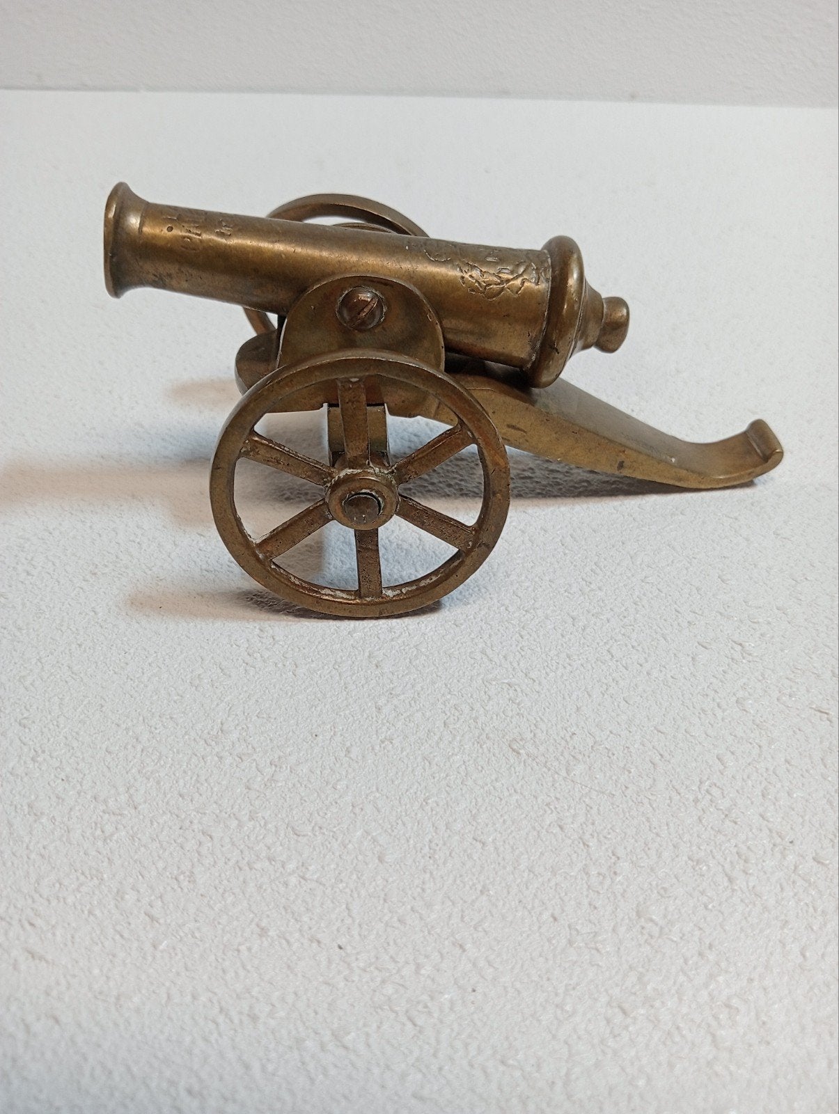 Antiek messing miniatuurkanon "La Baleine 1905" – ANVERS, Verzamelen, Militaria | Algemeen, Landmacht, Overige gebieden, Ophalen of Verzenden