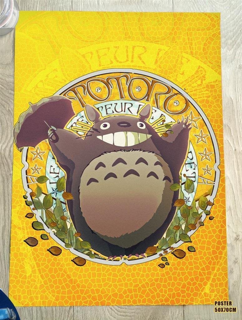 My Neighbor Totoro Studio Ghibli Anime Film Poster, Verzenden, Kuifje, Nieuw, Beeldje of Figuurtje