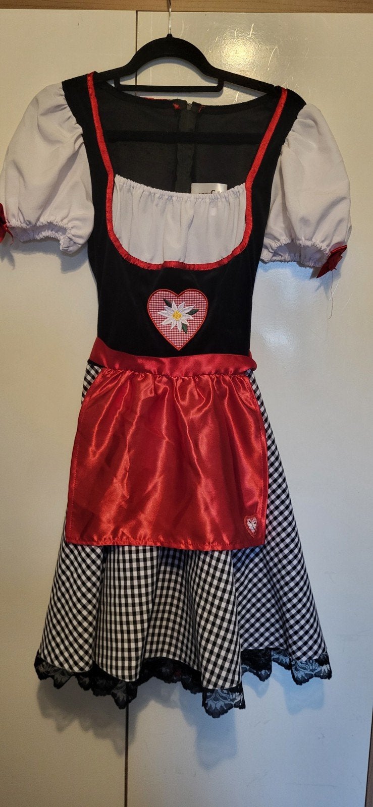 Dirndl jurk Tiroler klederdracht maat S, Ophalen of Verzenden, Zo goed als nieuw, Meisje