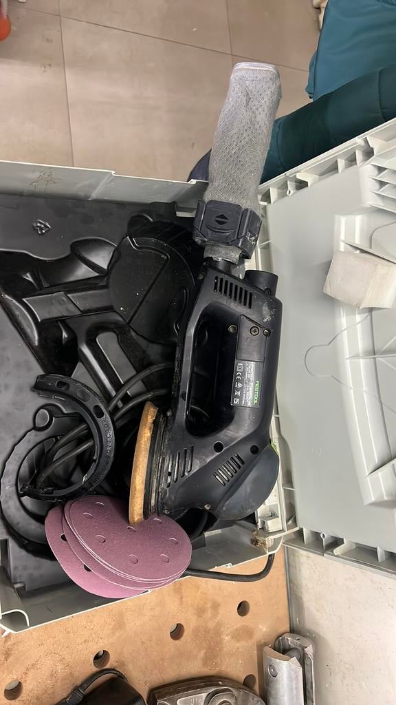 Festool ro 125 rotex, Doe-het-zelf en Verbouw, Gereedschap | Schuurmachines, Ophalen of Verzenden, Zo goed als nieuw, Minder dan 600 watt