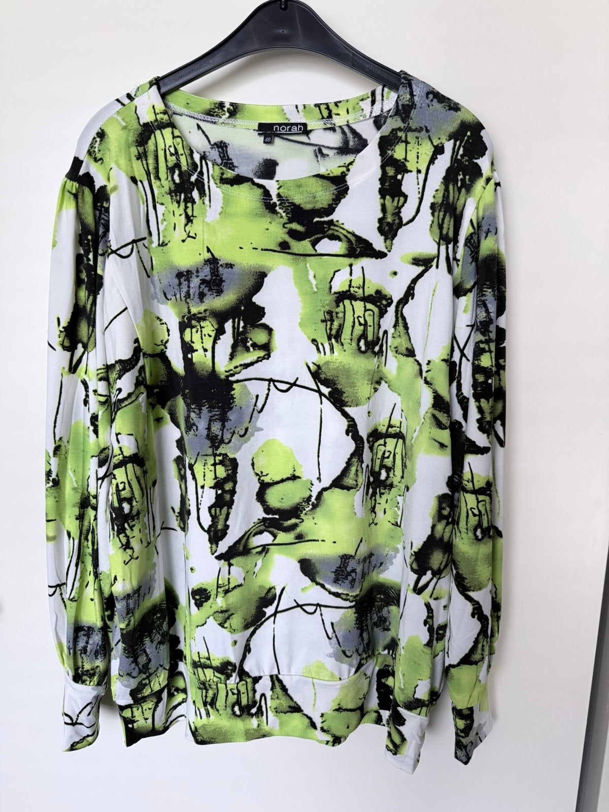 Groene top norah 46, Ophalen of Verzenden, Zo goed als nieuw, Groen, Shirt of Top
