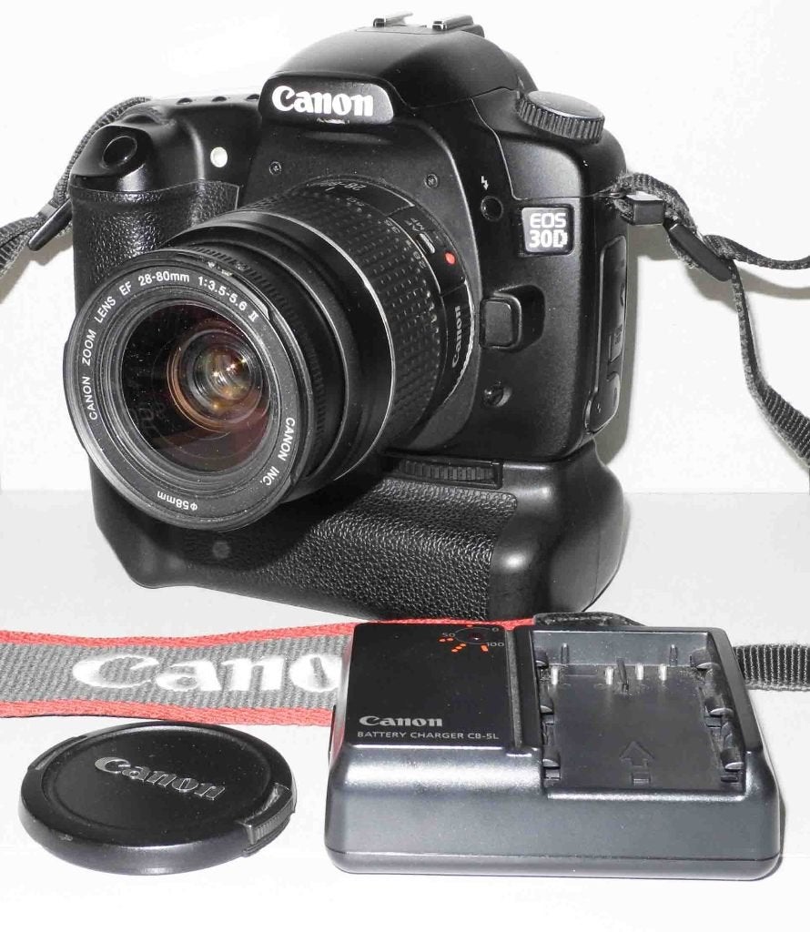 Canon EOS 30D + 28-80 zoom lens, Gebruikt, Spiegelreflex, Canon, Ophalen of Verzenden