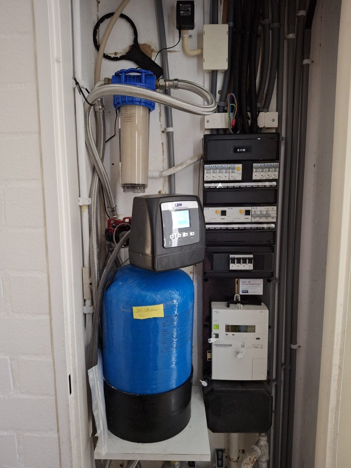 LBM Aqua Boost Medium waterontharder ( 2 tot 5 personen), Witgoed en Apparatuur, Ophalen, Zo goed als nieuw, Waterontharder met zout