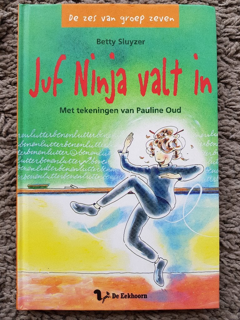 Boek : Juf Ninja valt in -- Betty Sluyzer, Ophalen of Verzenden, Gelezen, Betty Sluyzer, Fictie algemeen