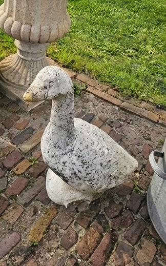 Sfeervolle stenen eend voor in de tuin (Stormbestendig), Ophalen of Verzenden