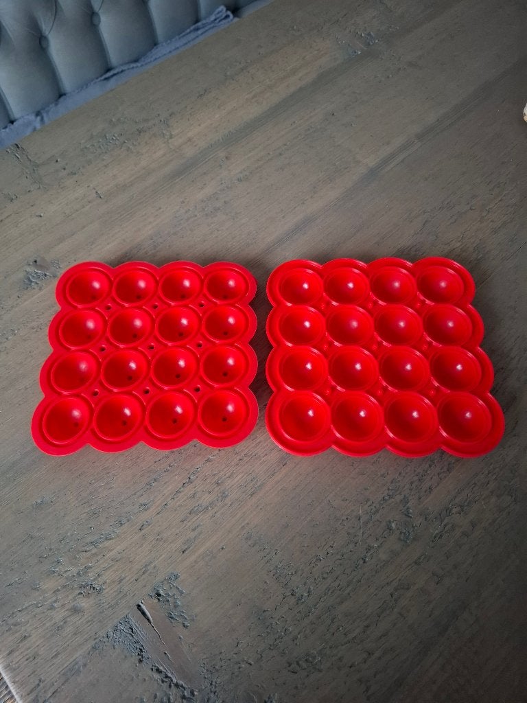 Cakepop bakvorm voor 16 cakepops - rood, Ophalen of Verzenden, Zo goed als nieuw, Taarten, Bakvorm