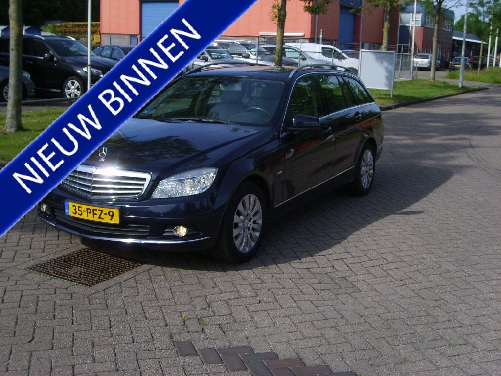 Mercedes-Benz C-Klasse Estate 180 CGI BlueEFFICIENCY Busines, Euro 5, Achterwielaandrijving, Beige, Blauw