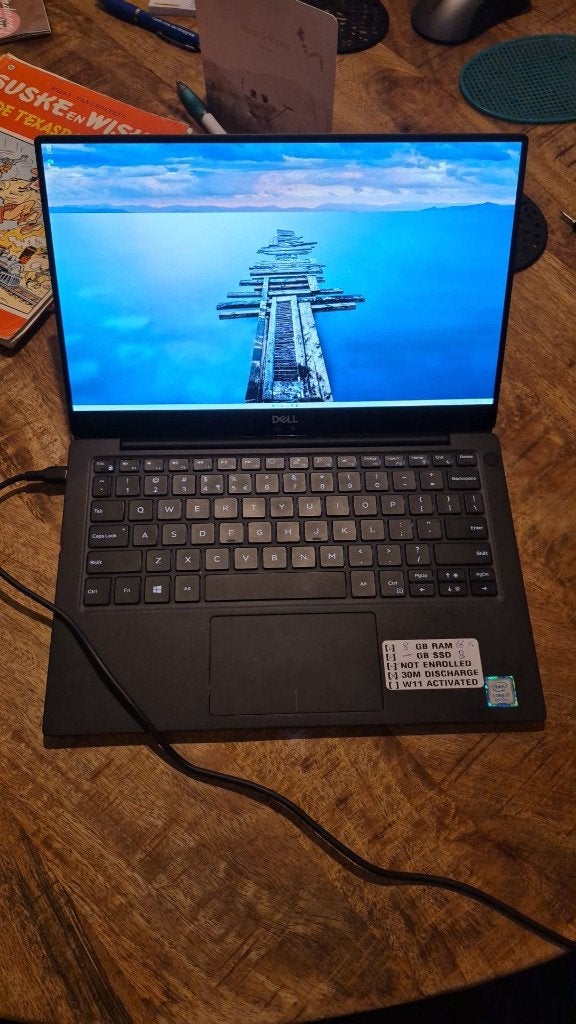 DELL XPS 13, 256 GB, 2 tot 3 Ghz, Qwerty, Core i7