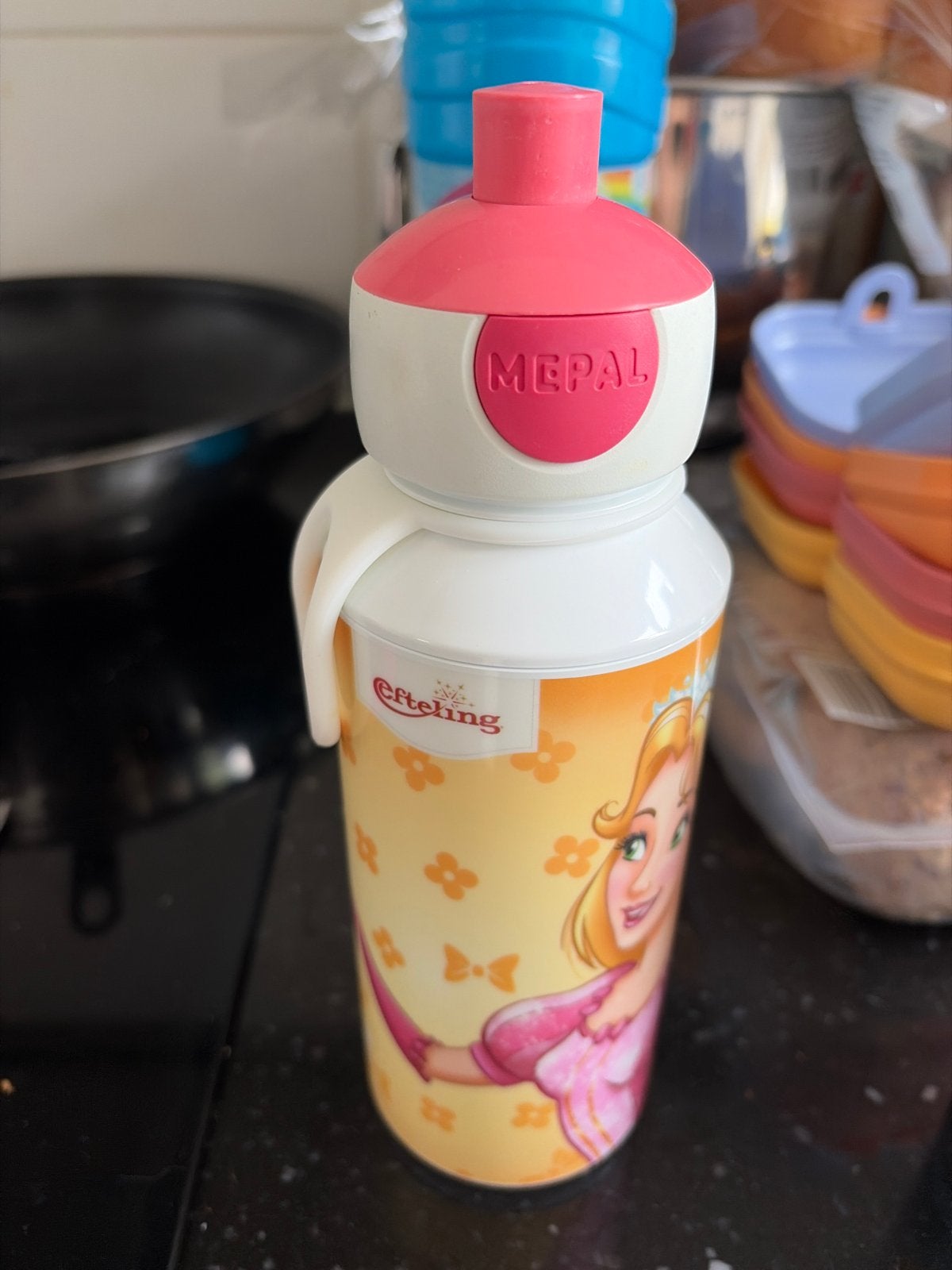 Mepal drinkfles Efteling Rapunzel, Ophalen of Verzenden, Gebruikt
