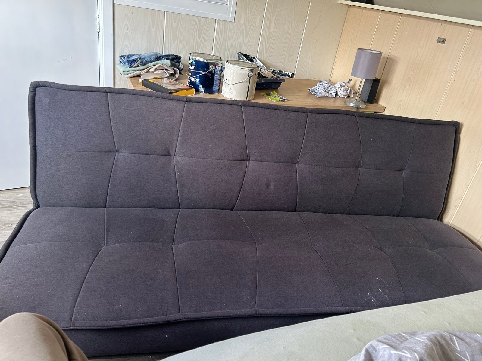 Nieuwe slaapbank / futon - 184x109x39 cm, Ophalen, 100 cm, Nieuw, 190 cm of minder