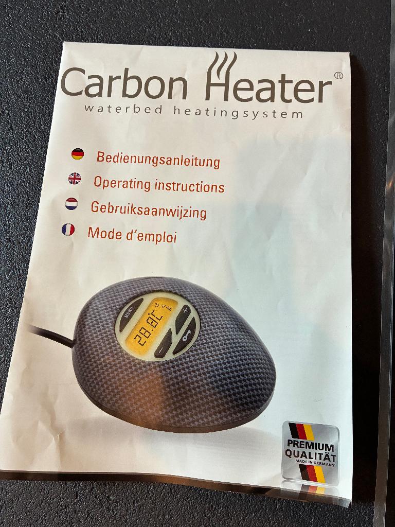 Heater voor waterbed met digitale klok., Duo-systeem, Tweepersoons, Ophalen of Verzenden, Zo goed als nieuw